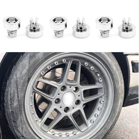 100pcs 7 5mm wheel nuts blots for studs lip refit universal rim decoration auto replacement rivets car accessories silver black