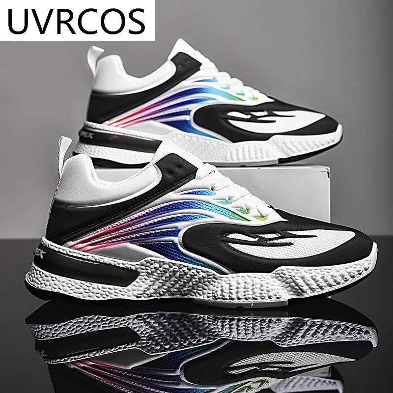 

Мужские модные кроссовки, Классическая сетчатая обувь, мужская повседневная обувь, трендовая дышащая обувь для фитнеса, Мужская Вулканизир...