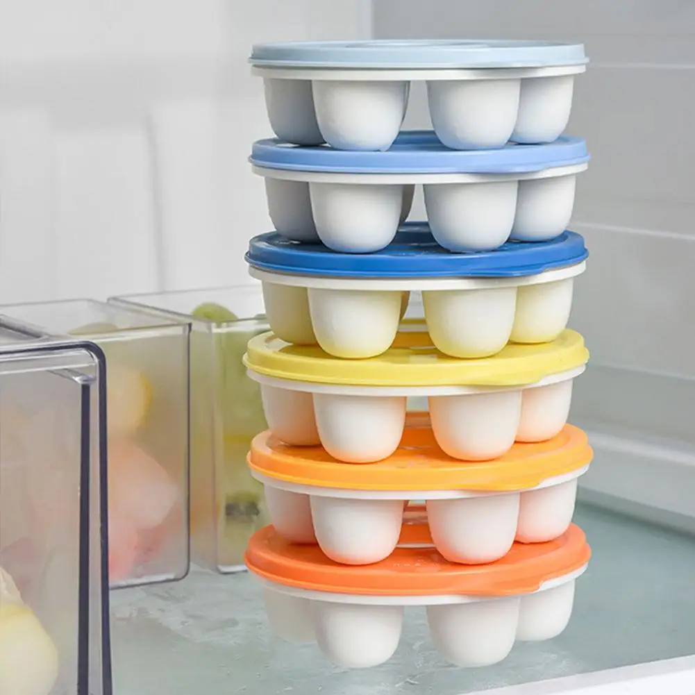 

Ice Mold Reusable Doughnut Ice Tray Semisphere Ice Making Box Doughnut Round Ice Cubes Mold Summer Kitchen Plastic Ice Grid