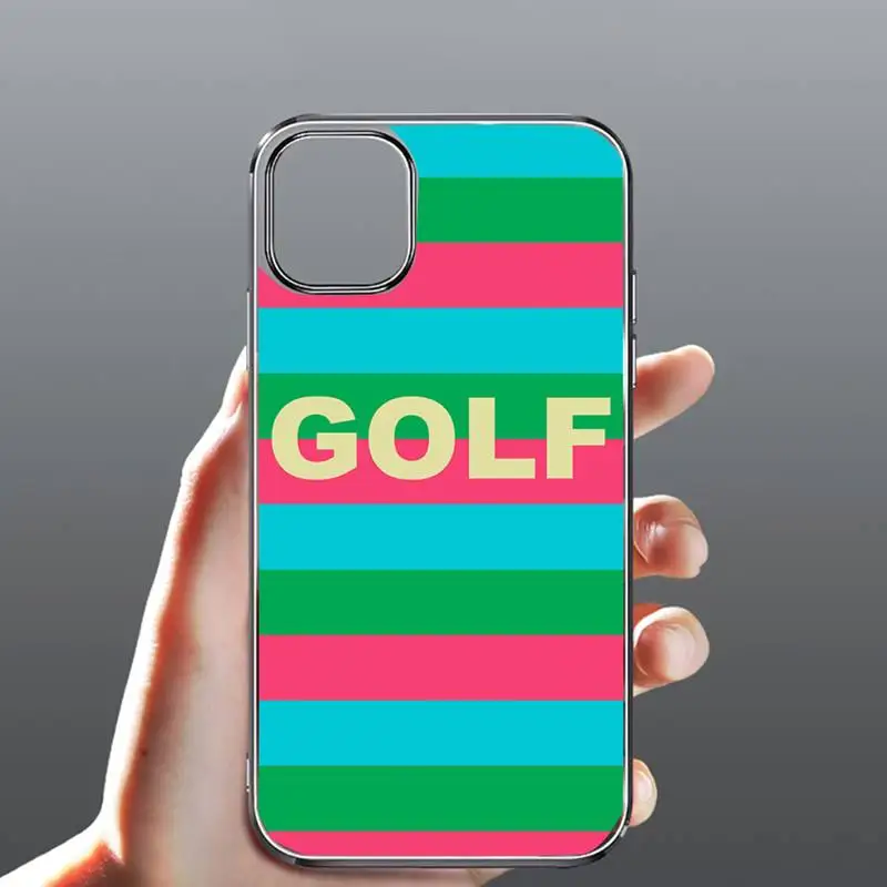 

Famous singer Golf Blue Flame Phone Case Transparent for Clear iPhone case 11 12 mini pro XS MAX 8 7 6 6S Plus X 5S SE 2020 XR