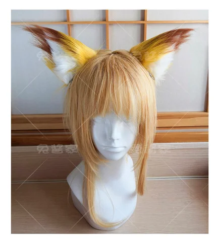 Заколка для волос Sewayaki Kitsune no Senko-San плюшевая заколка с лисьим хвостом |