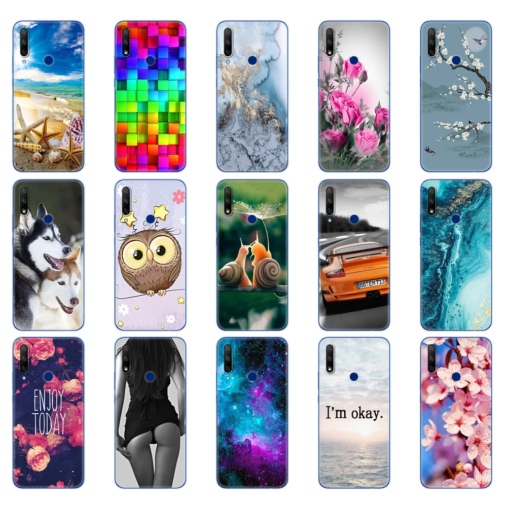 for honor 9x global case for honor 9x premium case silicon tpu soft back phone case for huawei honor 9x premium stk lx1 bumper free global shipping