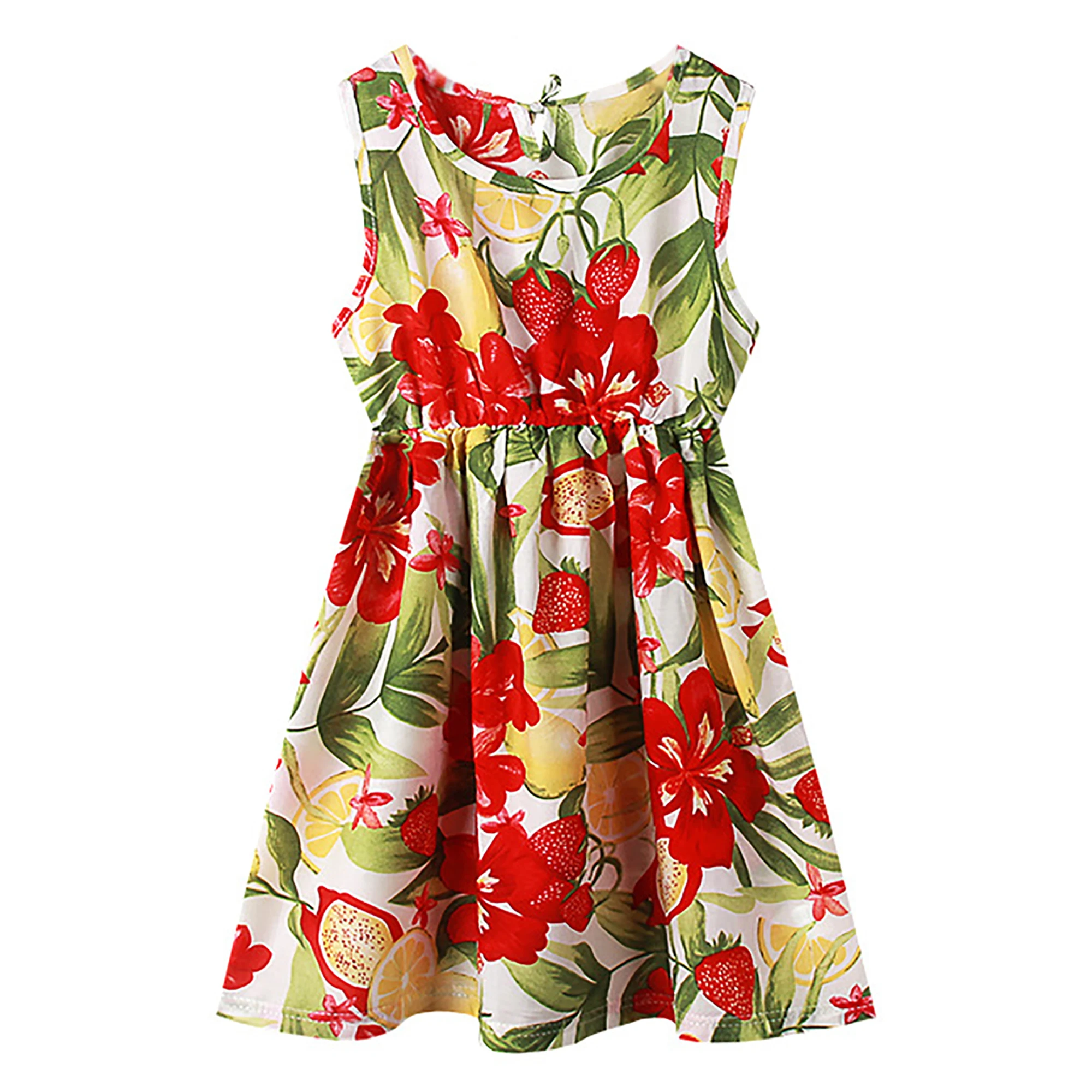 

Hiheart Mother Daughter Macthing Dresses Family Set Flower Mom Baby Mommy and Me Clothes Fashion Women Girls Cotton Dress