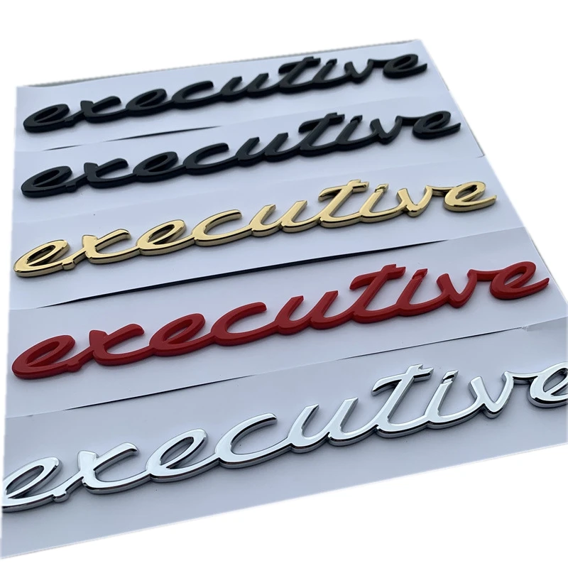 

10pcs/lot Leaf board Car Emblems C-pillar Executive Badges Executive Edition Extended Edition Special Label Emblem Sticker Logo