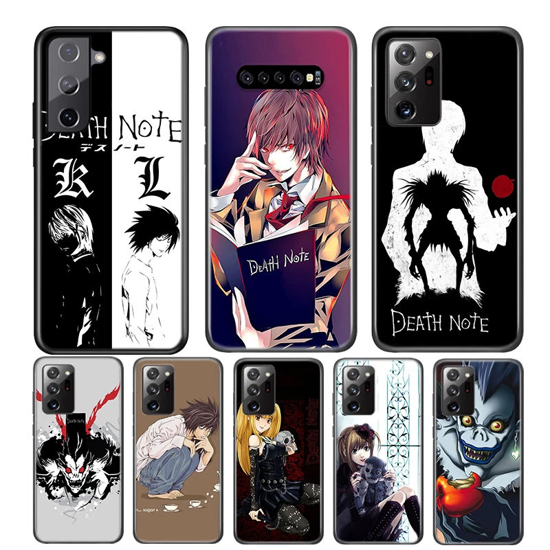 Death Note Comic Anime For Samsung Galaxy S21 S20 FE Ultra S10 S10E Lite 5G S9 S8 S7 S6 Edge Plus Phone Case | Мобильные телефоны и