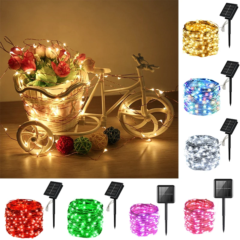 

50/100/200/330 LED Solar Light Outdoor Lamp String Lights for Holiday Christmas Party Waterproof Fairy Lights Garden Garland.