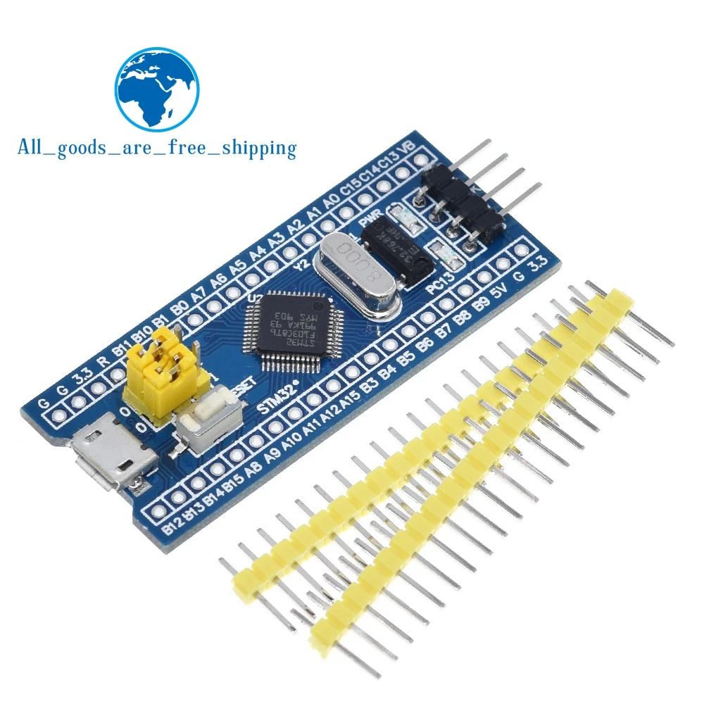 STM32F103C8T6 ARM STM32 минимальная системная макетная плата модуль для Arduino DIY Kit+ ST-Link V2 Mini STM8 симулятор загрузки - Цвет: STM32F103C8T6 Module
