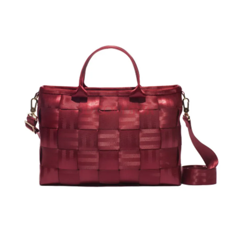 Тканые сумки в европейском и американском стиле женские Наплечные