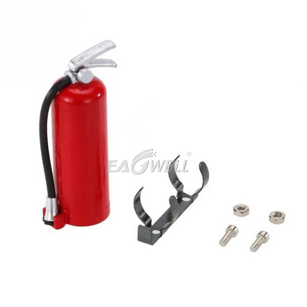 

RCTOYFUN Red Plastic 1/10 Scale Fire Extinguisher For 1:10 Simulation Climb Car CC01 RC4WD SCX10 D90 AX90018/ 90020/90022/90021