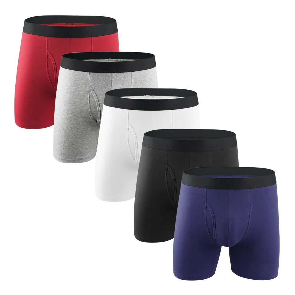 

Boxershorts Man Underpants Long Boxers Men Underwear Cotton Shorts Breathable Shorts Boxers Gay cueca boxer