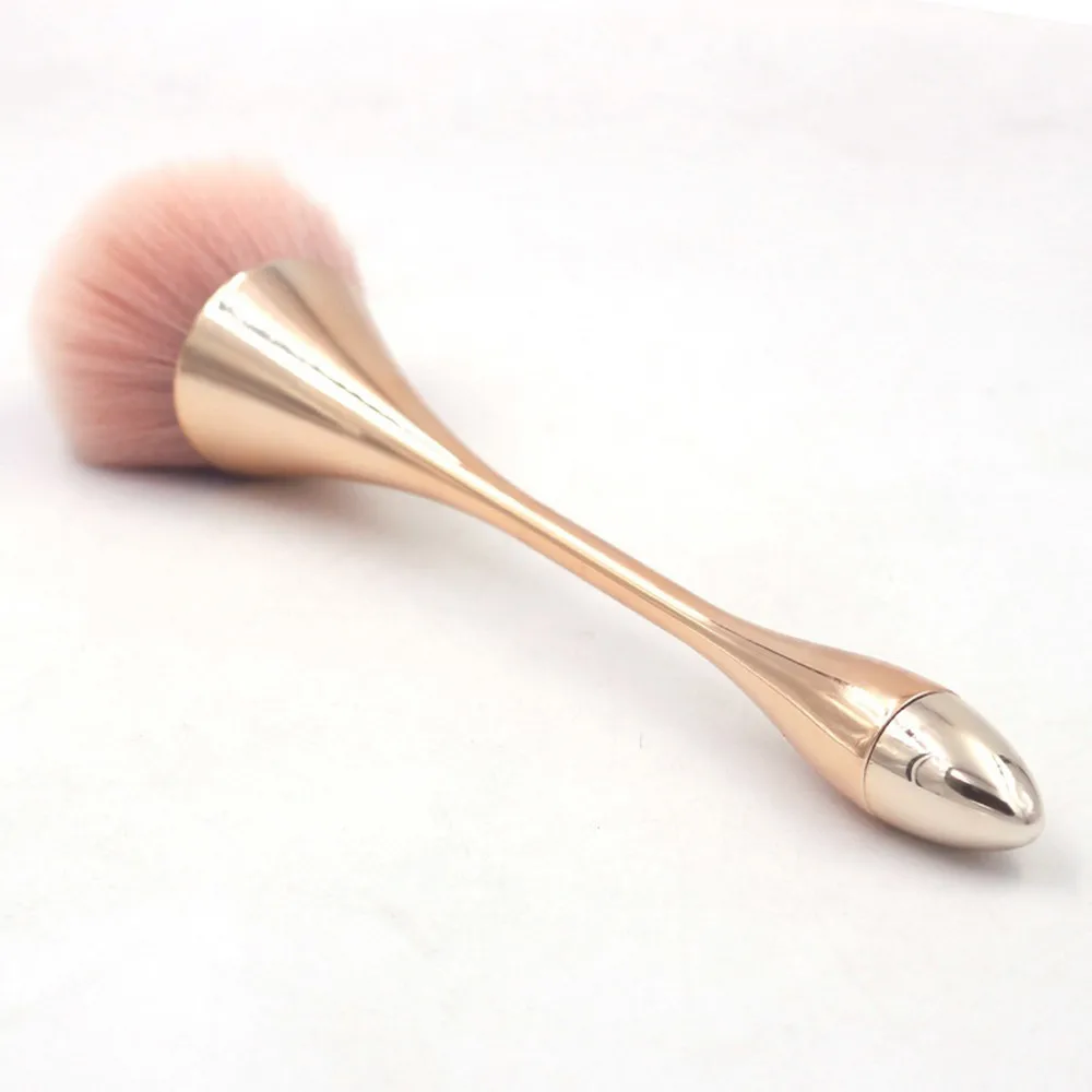 

2019 New Women Girls Makeup Brush Rose Gold Powder Blush Brush Professional Make Up Brush Large Cosmetic Face Cont N29