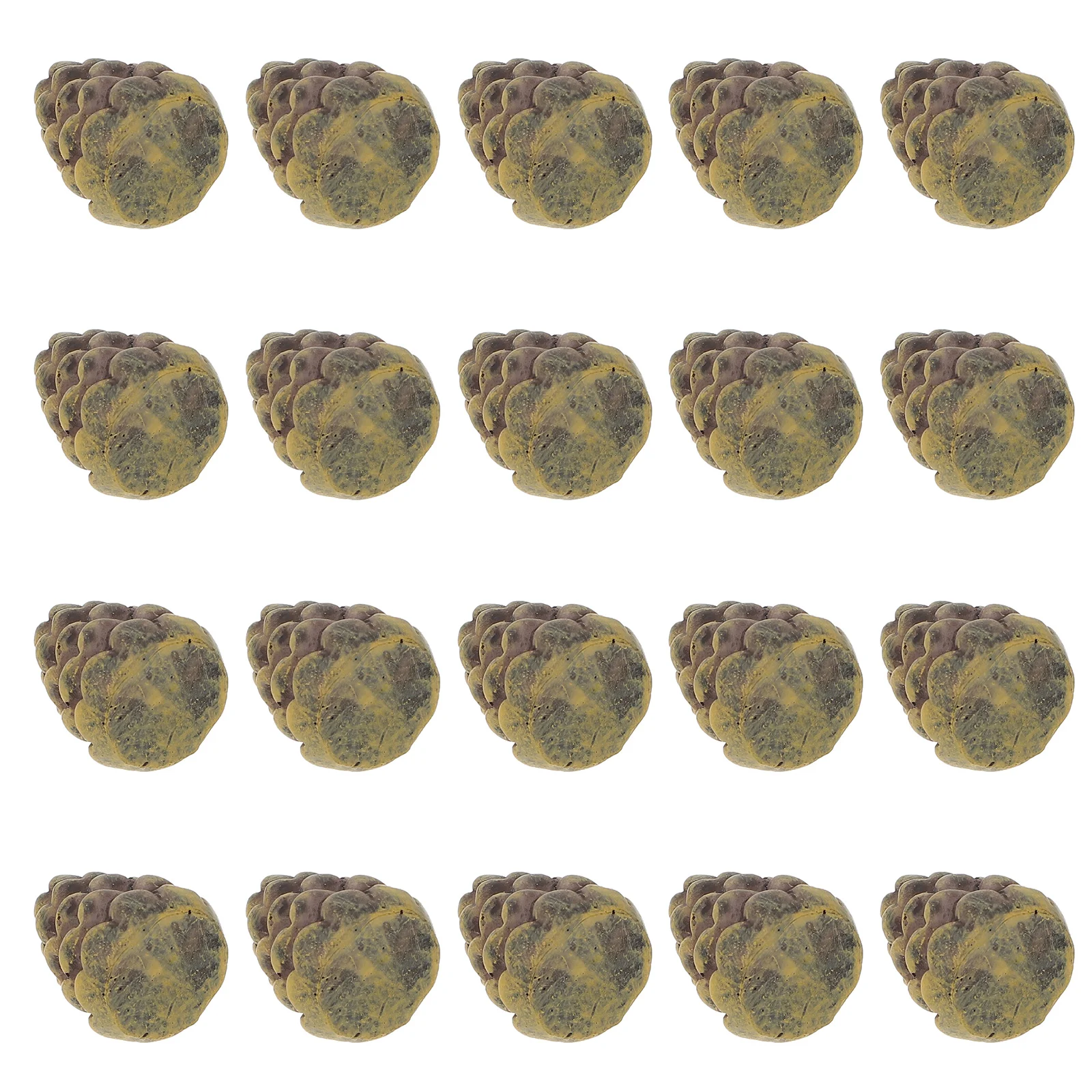 

20pcs Christmas Micro Landscape Ornaments Succulent Decorative Pine Cone Decor