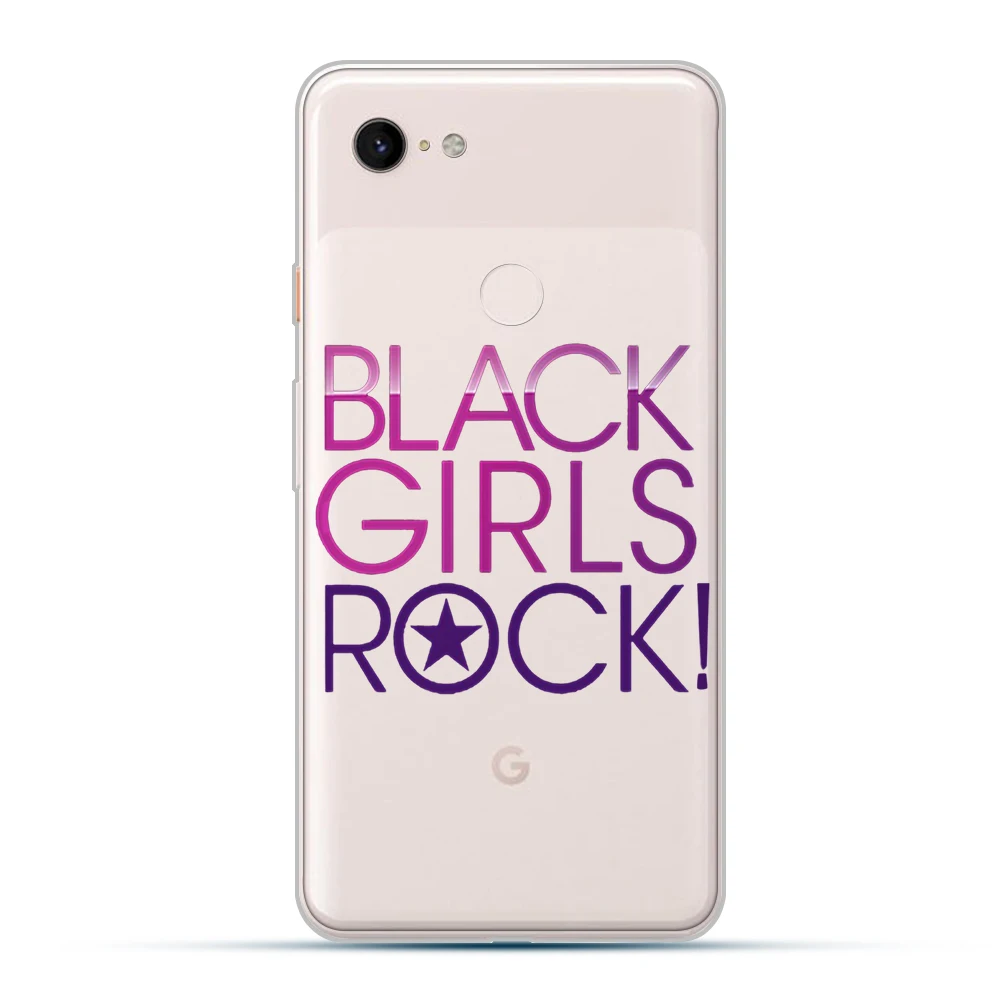 

ciciber fashion Melanin Poppin Case for Google Pixel 5 4 3 2 XL Soft Silicone TPU for Google Pixel 4a 3a XL Funda Coque Cover