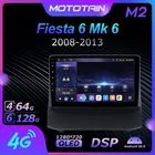 Автомагнитола для Ford Fiesta 6 Mk 6 10,0-128, Android 2008, 6G + 2013G, GPS, 4G LTE, 1280x720