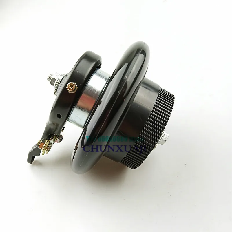 6 дюймов 140 мм полиуретановое твердое заднее колесо с барабанным тормозом в