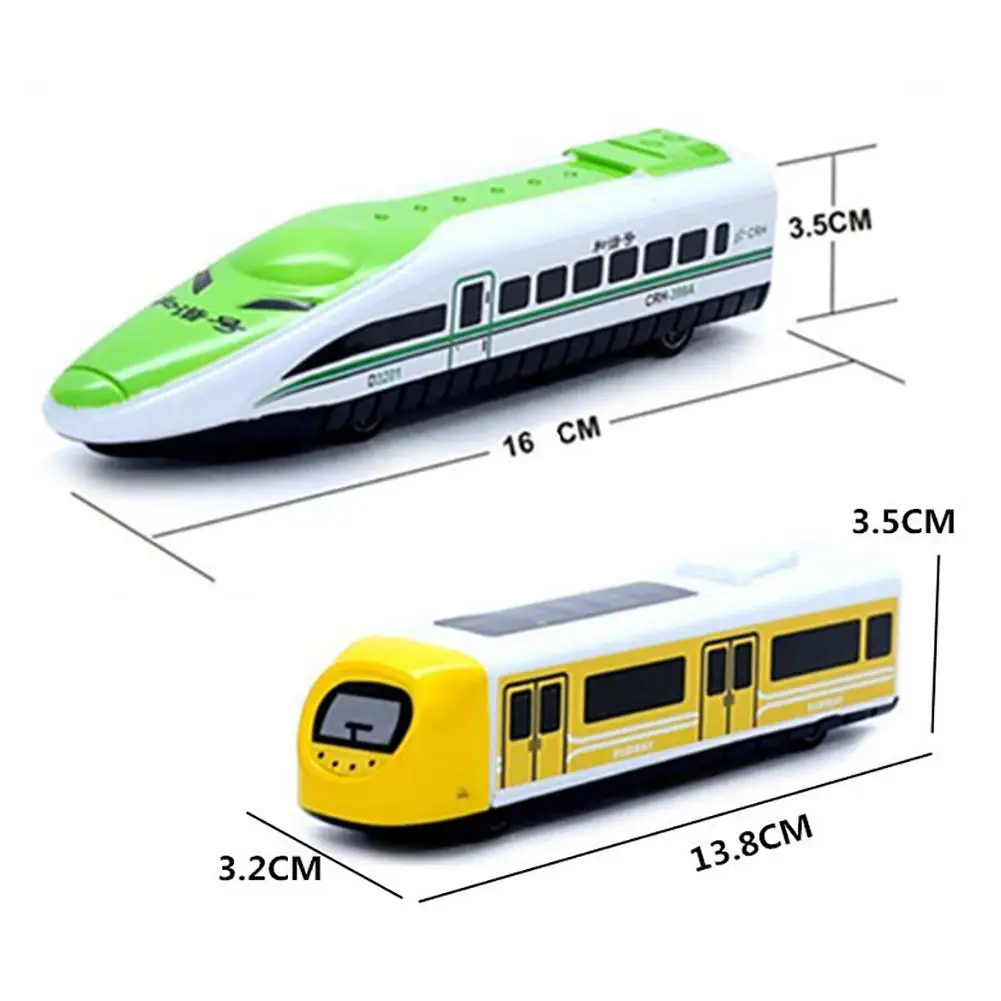 

High-speed Train Simulation Model Children Pull Back Toy Desktop Decor Gift