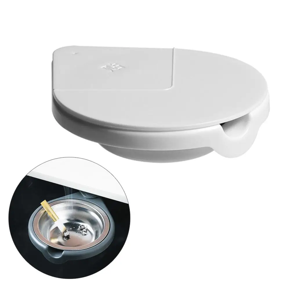 Новые творческие пепельница вставить под столом 360 ° Вращение сигарет держатель