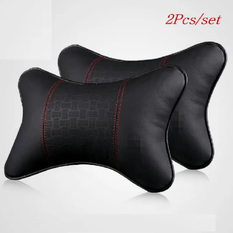 

For Benz For BMW For Audi / Car headrest / neck guard with leather / car cushion pillow bones outfit with a pair of automotive