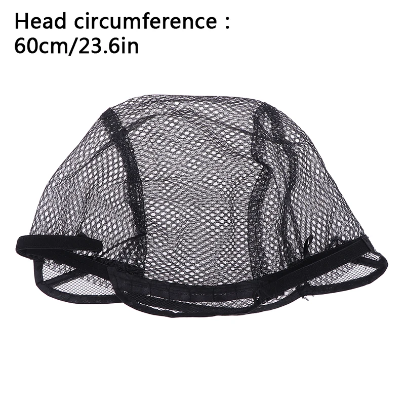 Черная кружевная шапочка для парика 1 шт. изготовления париков с регулируемым