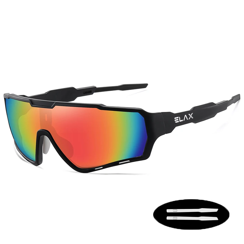 ЭЛАКС бренд Велоспортивные очки для мужчин и женщин Велосипедные очки Защита от УФ-лучей Спортивные солнцезащитные очки МТБ очки 2021 Новинка на открытом воздухе.