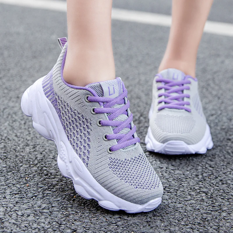

Outdoor Travel shoes breathable women running shoes lightweight sports shoes 2021 mesh women sneakers zapatillas de deporte