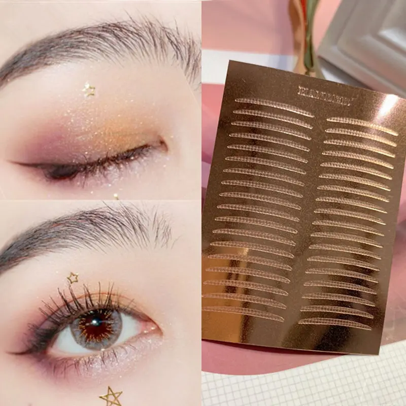 Клейкая лента для век невидимая самоклеящаяся натуральная дышащая двойная