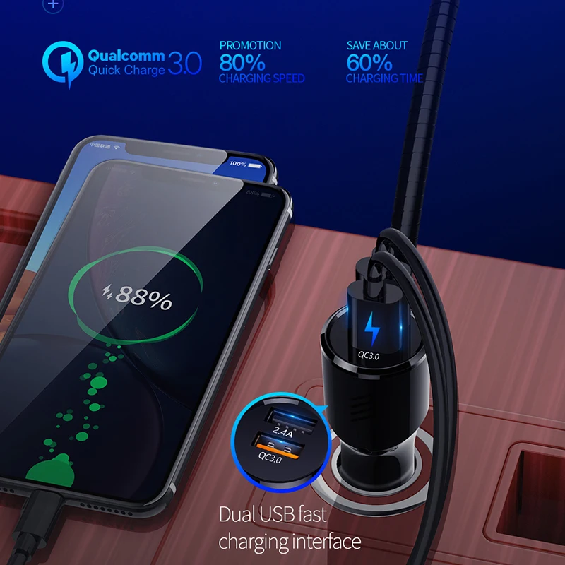 Автомобильный FM-трансмиттер с MP3-плеером Bluetooth 3 0 автомобильный комплект громкой