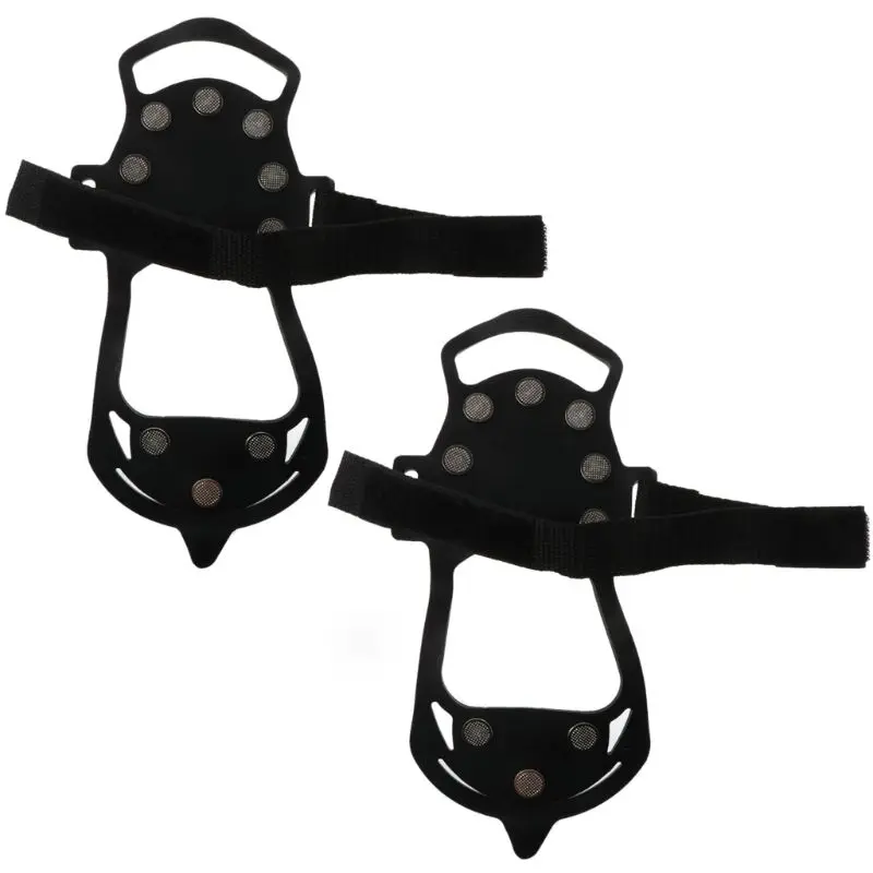 

1 пара обуви щипцы для льда захваты зимние ледяная земля обувь крышка Нескользящие уличные теплые боты из мягкого силикона эластичная обувь...