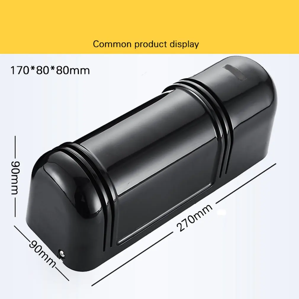 

Home Security Double Beam Infrared Detectors Outdoor Waterproof Infrared Sensor Burglar Alarm Anti-theft Motion Detector