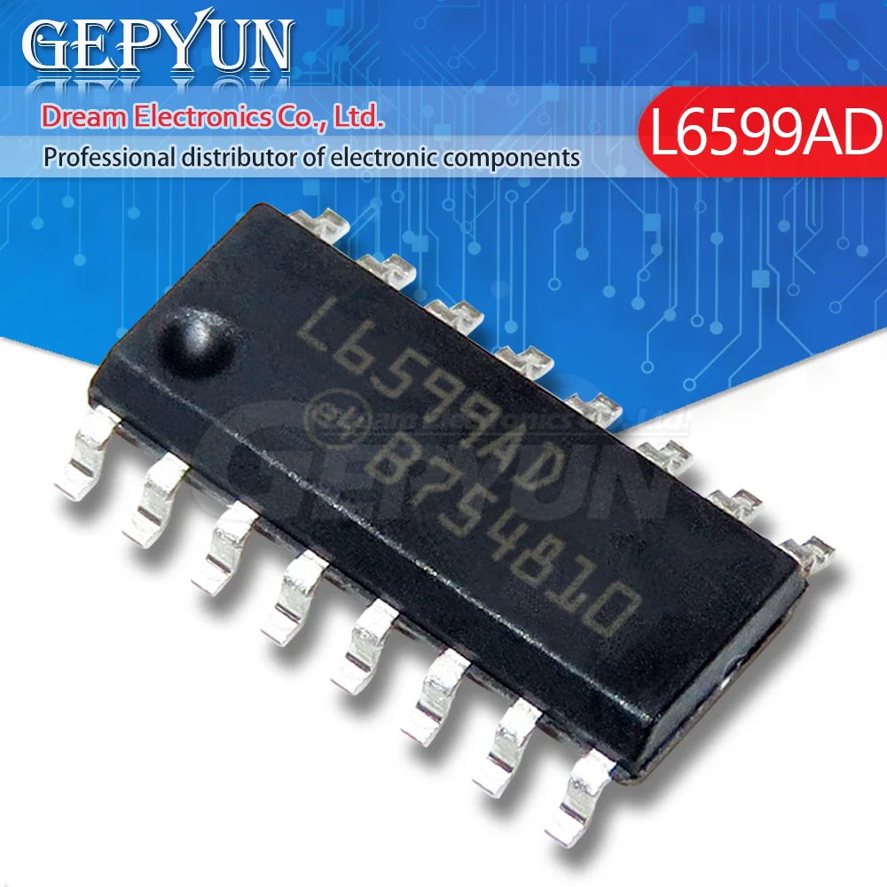 

10PCS L6599ADTR L6599AD SOP-16 L6599D SOP16 new original In Stock