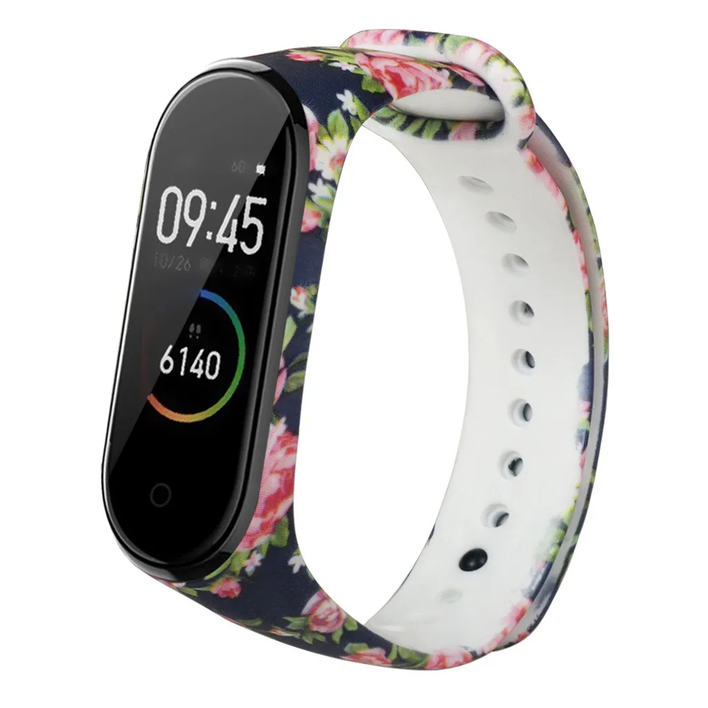 Ремешок сменный силиконовый для Xiaomi Mi Band 4|Смарт-аксессуары| |