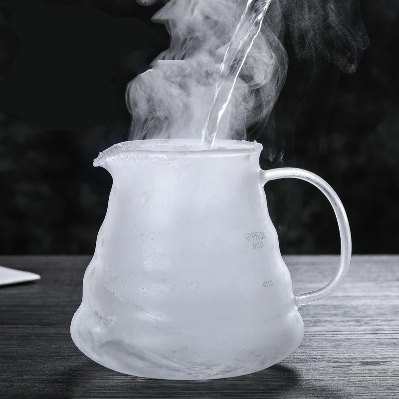 300ml500ml700ml Стекло залить Кофе чайник облако тепла Reasistance 120 градусов обмен горшок