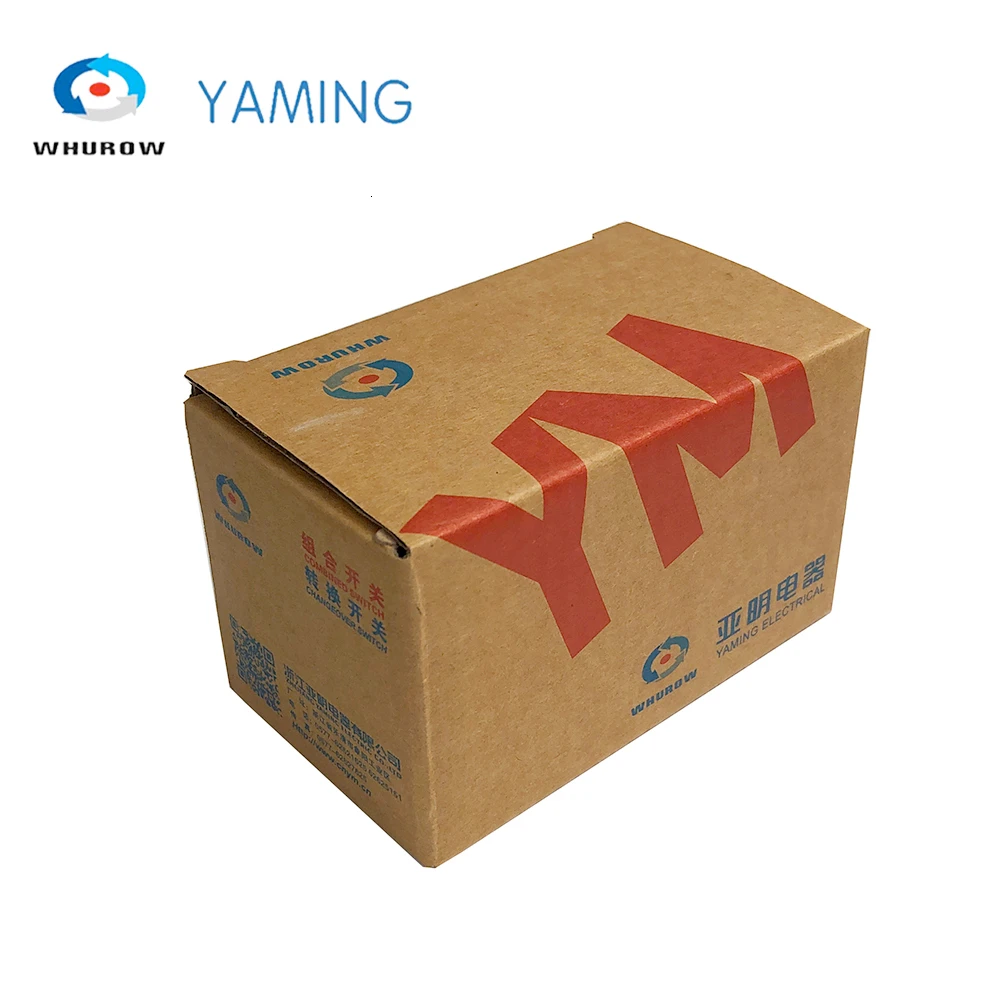 Кулачковый переключатель 50A YMZ12-50/2GS замок с фиксацией 690 В 2 полюса управление