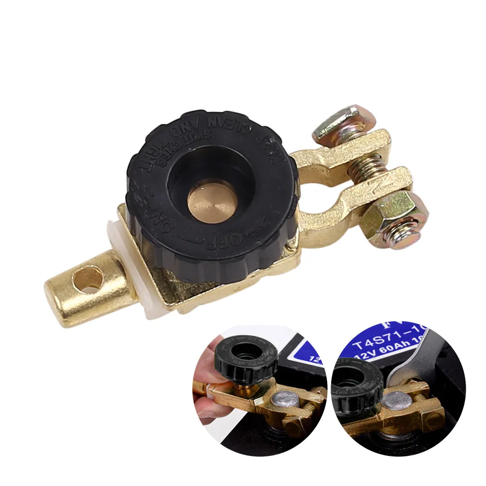 

Professional Zinc Alloy Copper Battery Terminal Link Switch Quick Cut-off Disconnect Isolator Switch Auto Car Accessories