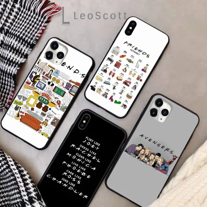 

Uitra Lite E Friends Together TV Phone Case for iPhone 11 12 pro XS MAX 8 7 6 6S Plus X 5S SE 2020 XR Soft silicone