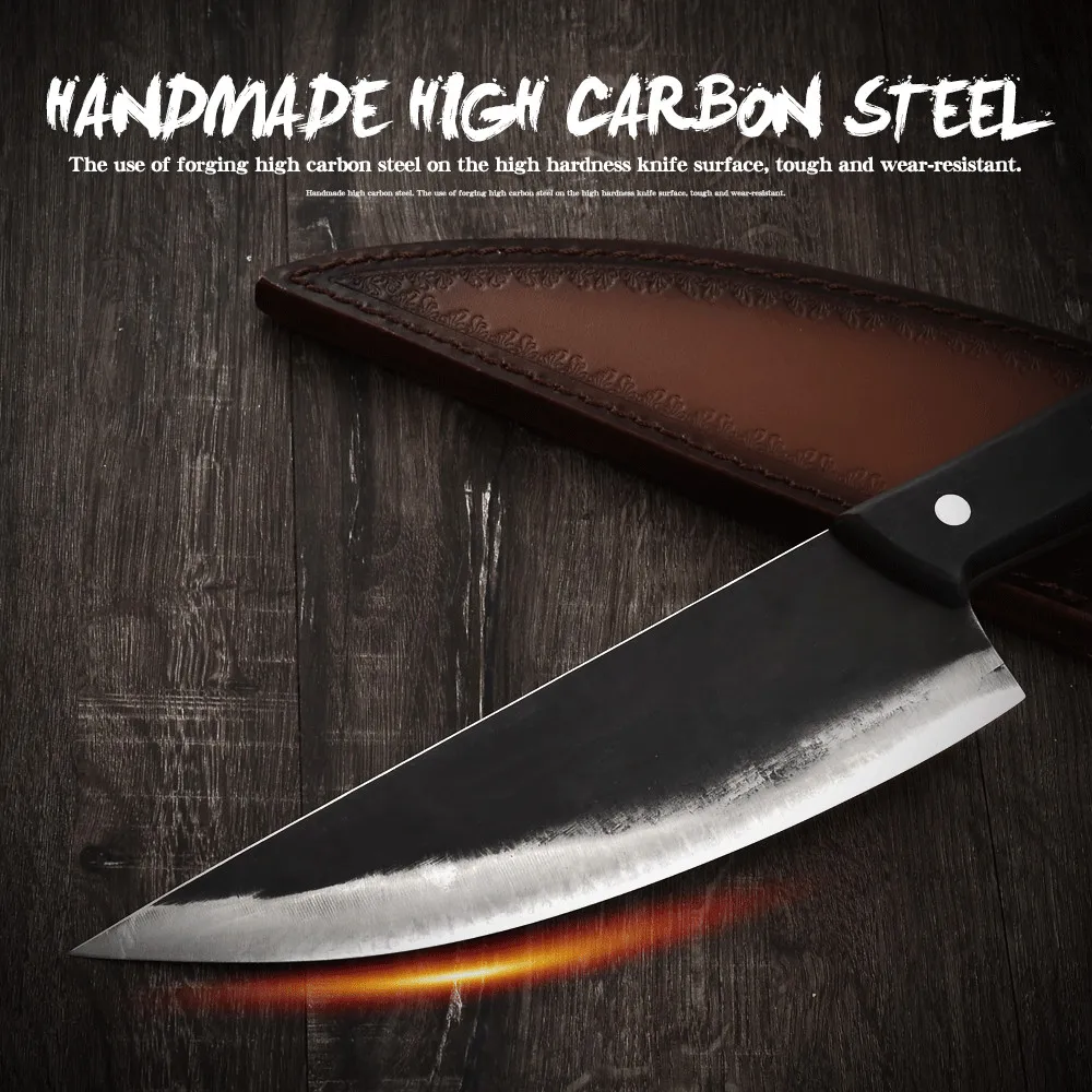 XYj ручная работа кованый шеф-нож из высокоуглеродистой стали мясник для