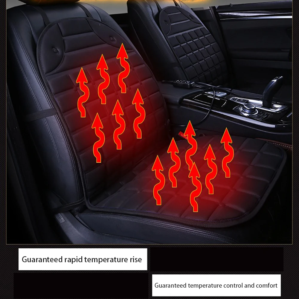 96*48 см 12V подогреваемое кресло для автомобиля наволочка чехол сиденья