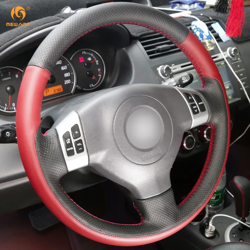 MEWANT черно красная кожа фотоаксессуары для Suzuki SX4 Alto Old Swift запчасти интерьера|car