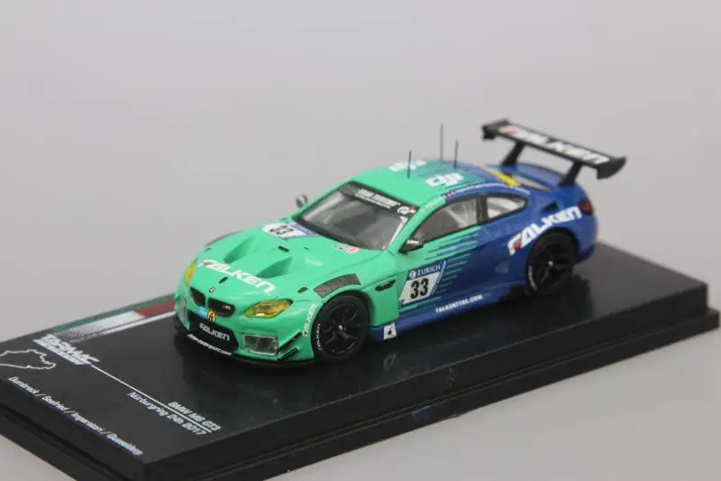 TW 1: 64 B MW M6 GT3(Falken Motor Sports) сплав модель автомобиля литье под давлением металлические игрушки подарок на день рождения для детей мальчик другой