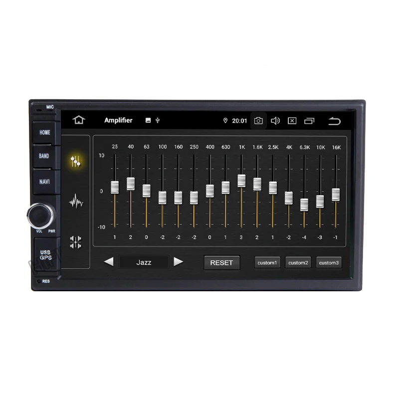 Универсальный Автомобильный мультимедийный плеер PX6 DSP IPS 8 ядер Android 10 2 din