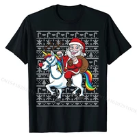 christmas shirt girls santa unicorn t shirt gift printed top t shirts company tops shirts cotton male group