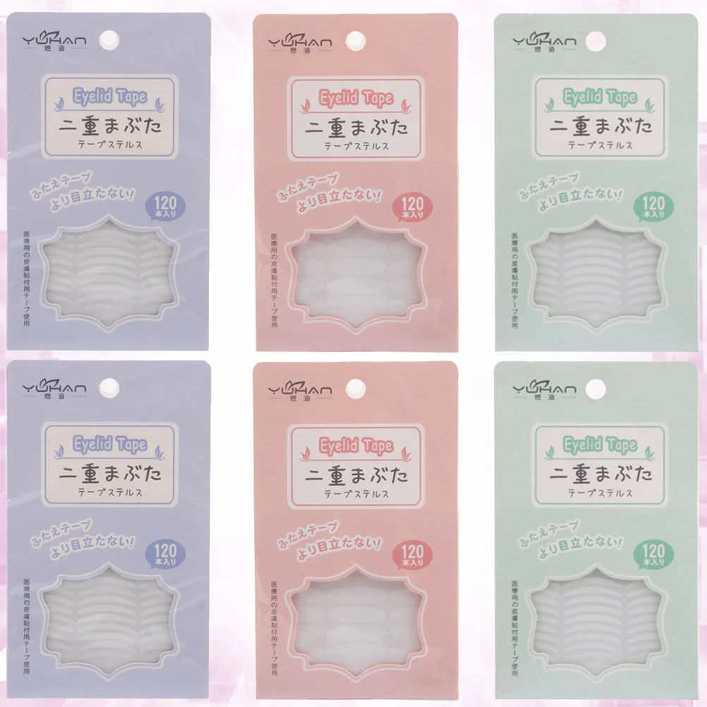 

6 шт., водостойкие клейкие наклейки для век