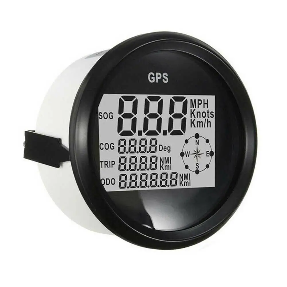 Цифровой Автомобильный спидометр gps одометр 85 мм 0-999 узлов км/ч mph 12 В/24 В с