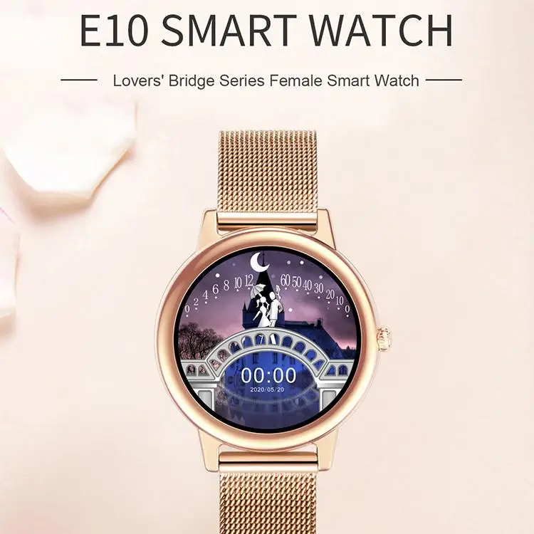 

E10 Smart Watch IPS Full Circle Color Screen Health Detection Intelligent Reminder Step Counting Waterproof Bracelet