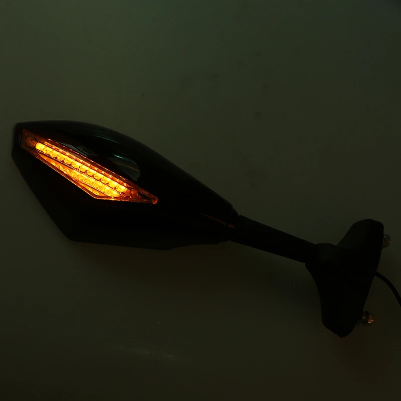 Универсальные мотоциклетные зеркала POSSBAY светодиодная подсветка для сигнала