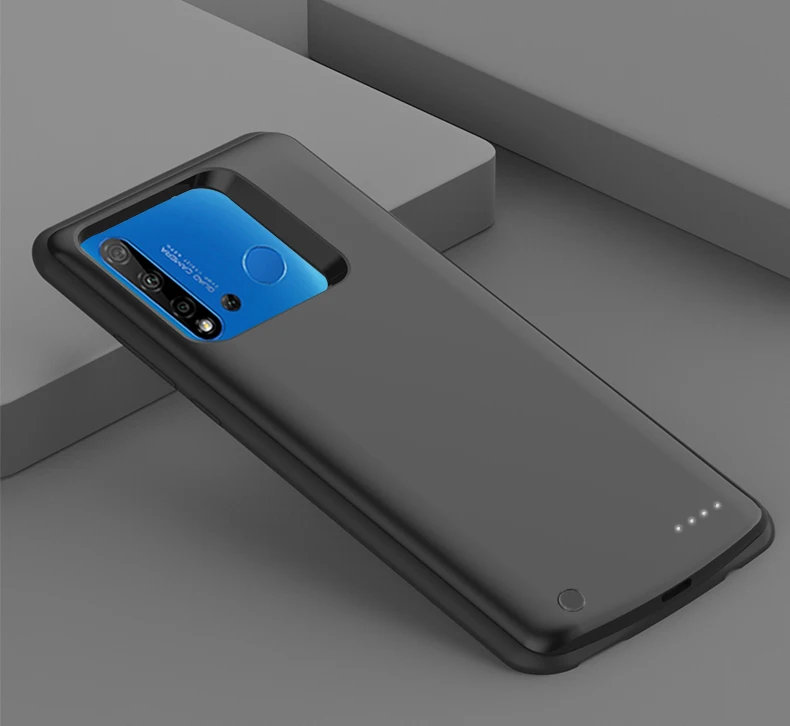 

Silm Power Case For Huawei P20 Lite 2019 6.4 inch Shockproof battery charger case Extenal battery power bank Back cover Funda