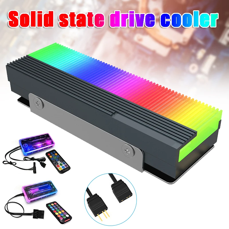 

M.2 Heatsink Cooler M73S M.2 SSD Aluminum Alloy ABS Heat Sinks Cooling Sink QJY99