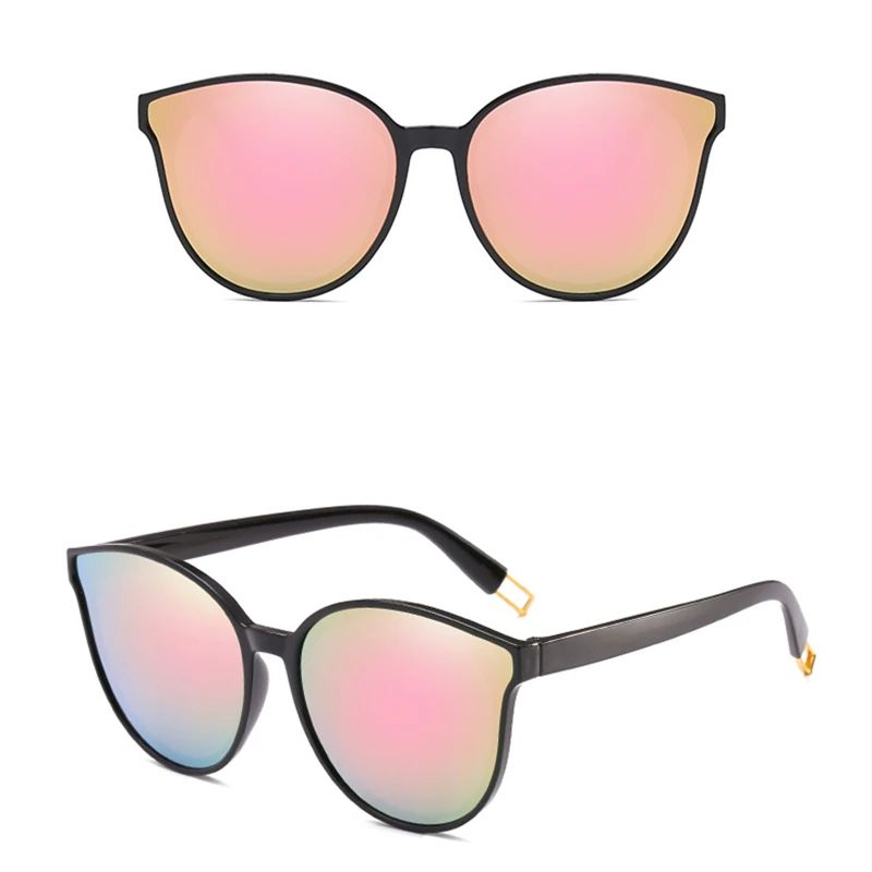 

Fashion Women Colour Luxury Flat Top Cat Eye Sunglasses Elegant Oculos De Sol Men Twin Beam Oversized Sun Glasses UV400