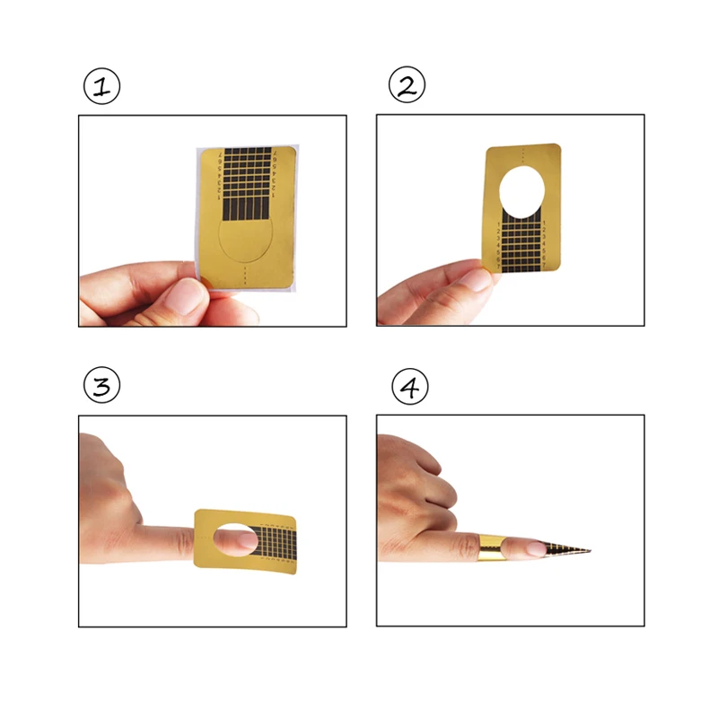 100/500 шт. золотистые/Серебристые Типсы для наращивания ногтей|formed coke|art house wall paperart