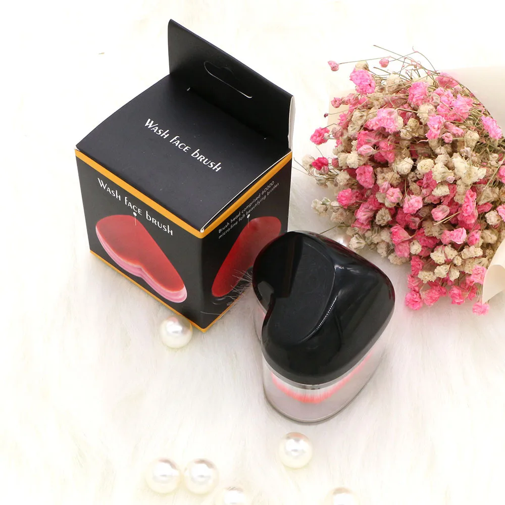 Кисть для основы в форме сердца BB крем кисти макияжа с зеркалом свободная кисть